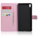 Чехол книжкой с визитницей для Sony Xperia XA Ultra (Розовый)