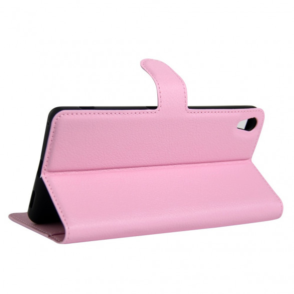 Чехол книжкой с визитницей для Sony Xperia XA Ultra (Розовый)