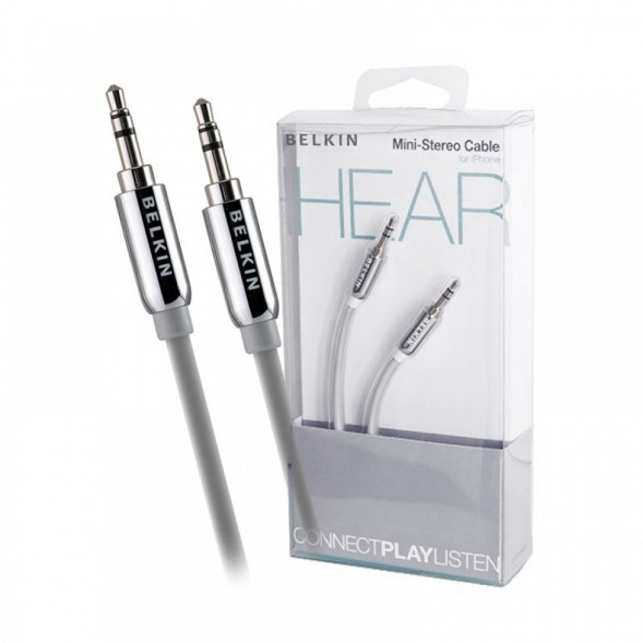 Кабель AUX 3.5 mm jack - 3.5 mm jack Belkin