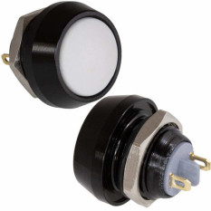 Кнопка антивандал. GQ12B-10/J/B/W/N off-(on)