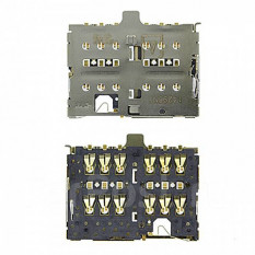 Коннектор SIM HTC One Dual, M8, E8