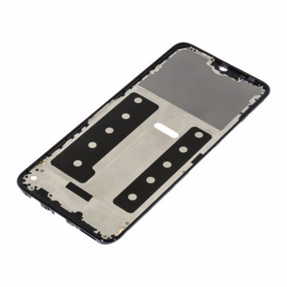 Рамка дисплея для Huawei Honor X7 (CMA-LX1, CMA-LX2) (Черная) средняя часть корпуса