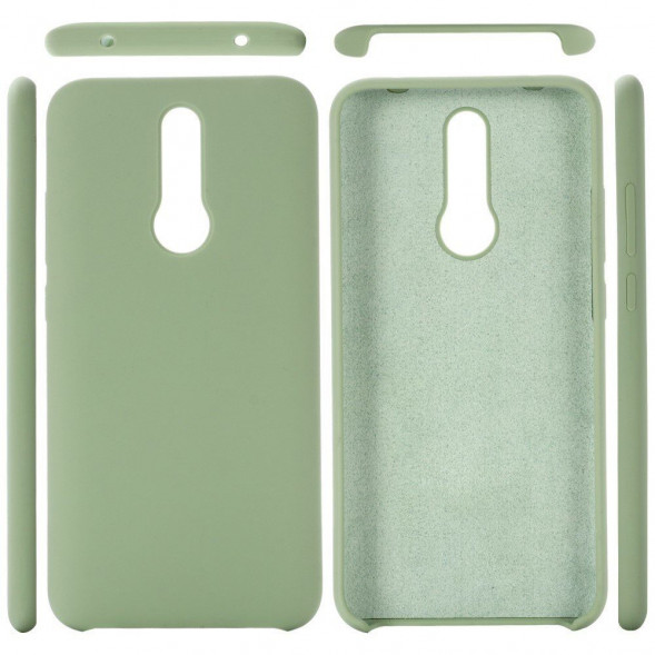 Силиконовый чехол Mobile Shell для Xiaomi Redmi 8 (темно зеленый)