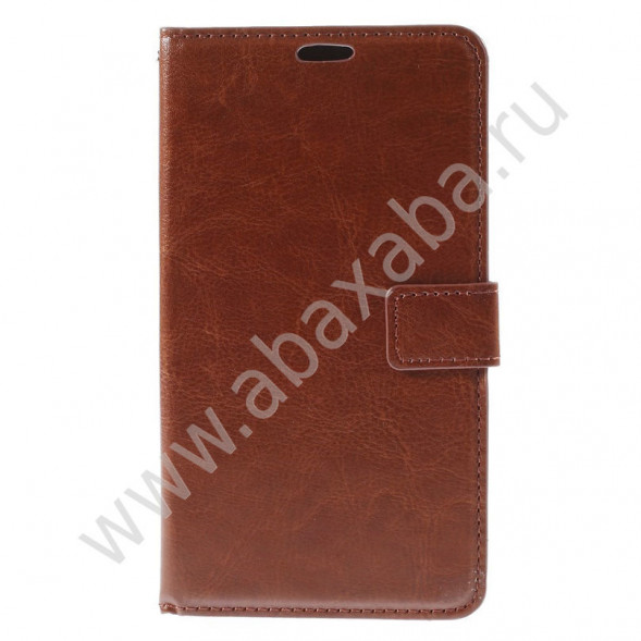 Чехол книжка для Asus Zenfone 2 ZE551ML (Коричневый)