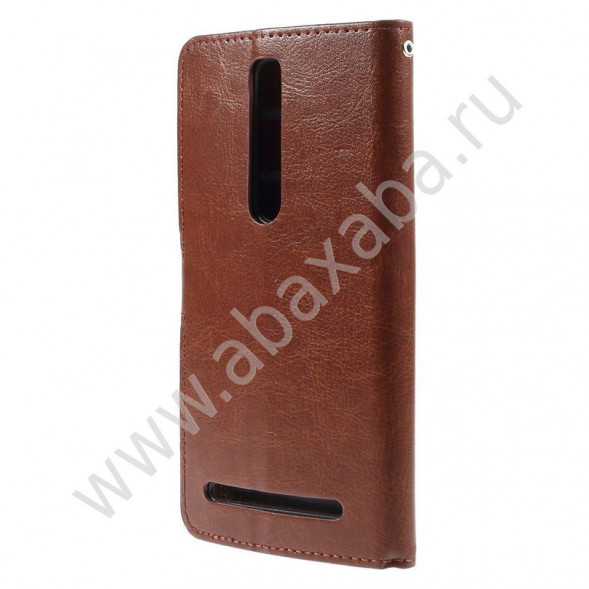 Чехол книжка для Asus Zenfone 2 ZE551ML (Коричневый)