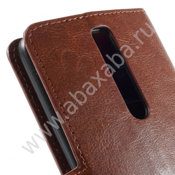 Чехол книжка для Asus Zenfone 2 ZE551ML (Коричневый)