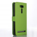 Чехол книжка с визитницей для Asus Zenfone 2 Laser ZE601KL (Зеленый)