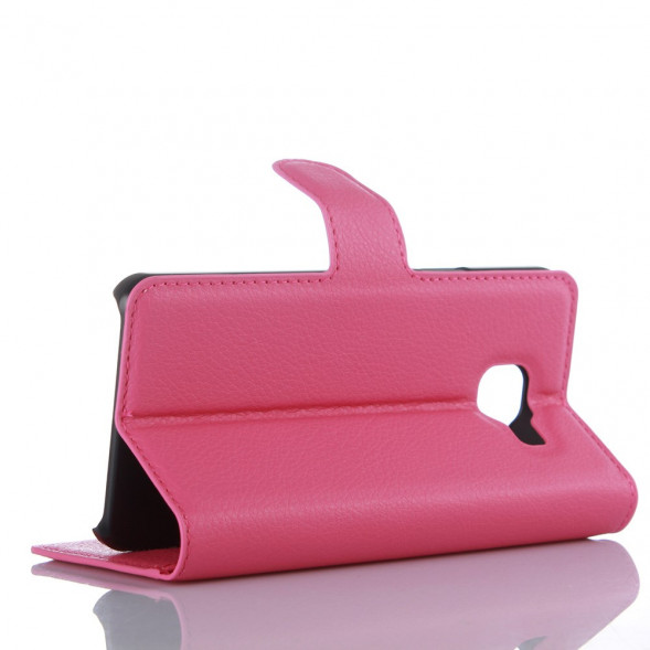 Чехол книжка с визитницей для Samsung Galaxy A3 (2016) SM-A310 (Малиновый)