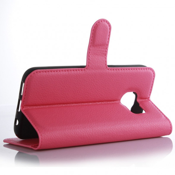 Чехол книжка с визитницей для Samsung Galaxy S7 (SM-G930) (Малиновый)