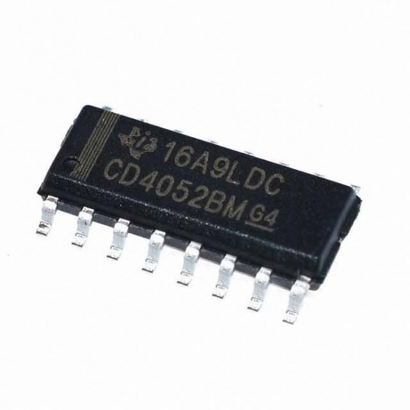 CD4052BM Два 4х канальных мультиплексора SO-16