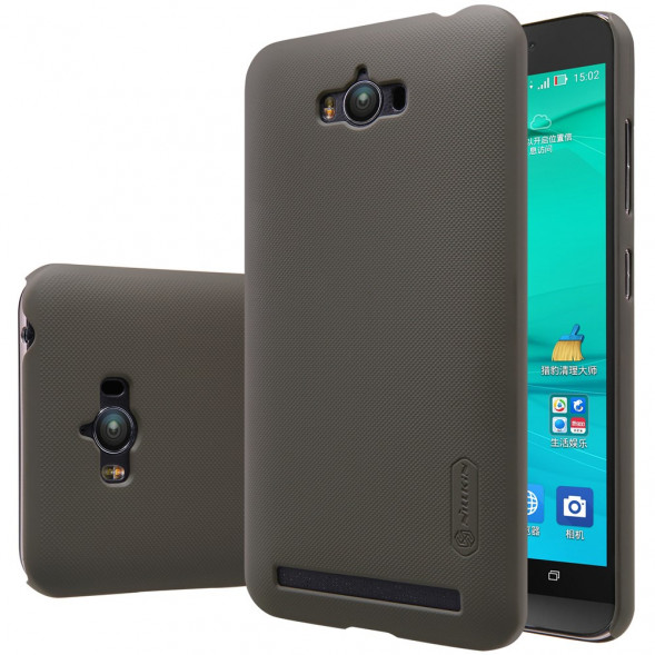 Пластиковый чехол накладка Nillkin для Asus Zenfone Max (ZC550KL) (Серый)