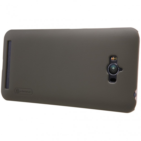 Пластиковый чехол накладка Nillkin для Asus Zenfone Max (ZC550KL) (Серый)