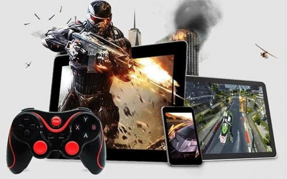 Игровой джойстик для смартфонов Terios (Черный)