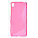 Нескользящий чехол для Sony Xperia XA, XA Dual F3111, F3112 (малиновый)