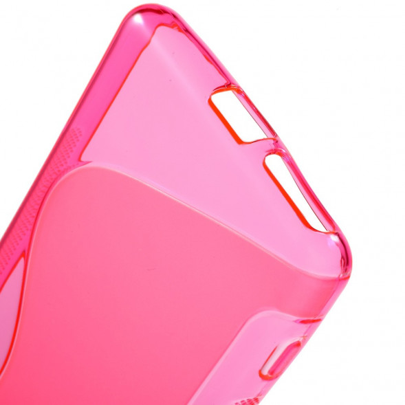 Нескользящий чехол для Sony Xperia XA, XA Dual F3111, F3112 (малиновый)