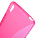 Нескользящий чехол для Sony Xperia XA, XA Dual F3111, F3112 (малиновый)