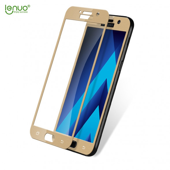 3D Защитное стекло для Samsung Galaxy A5 (2017) A520F (Золотистое)