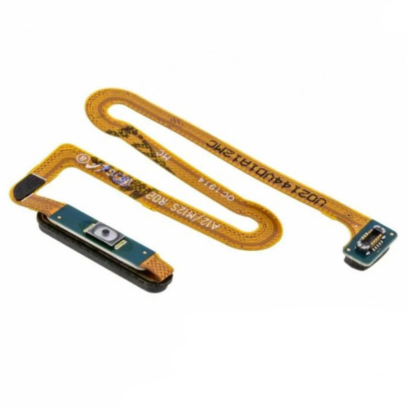 Шлейф для Samsung M127 Galaxy M12, A125 Galaxy A12, A127 Galaxy A12 Nacho кнопка на сканер отпечатка (Черный)