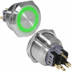 Кнопка антивандал. GQ28-11ZE/G/N on-off+off-on