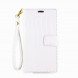 Чехол книжка под крокодиловую кожу для Microsoft Lumia 950 Dual (Белый)
