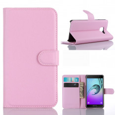 Чехол книжка с визитницей для Samsung Galaxy A3 (2016) SM-A310 (Розовый)