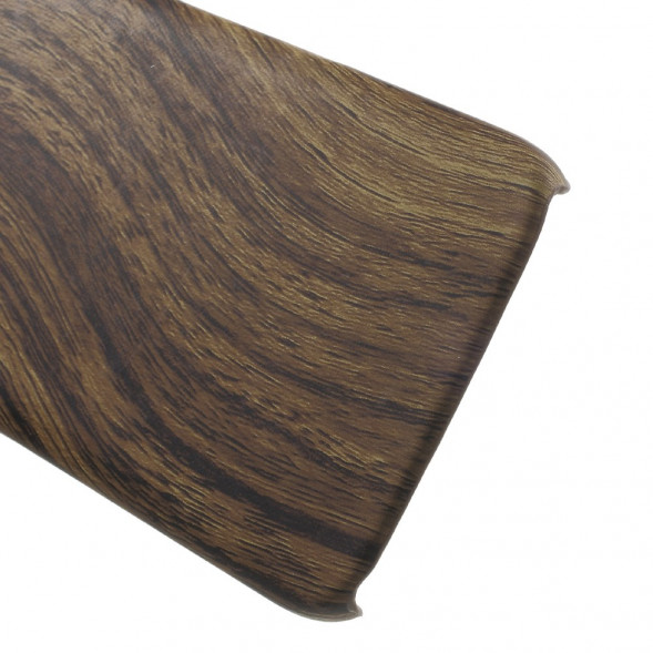 Чехол накладка под дерево для Samsung Galaxy S7 Edge G935 (Коричневый)