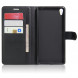 Чехол книжкой с визитницей для Sony Xperia XA Ultra (Черный)
