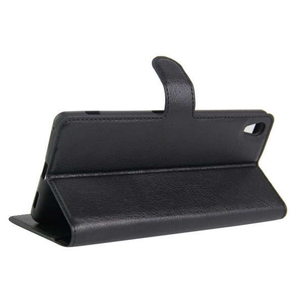 Чехол книжкой с визитницей для Sony Xperia XA Ultra (Черный)