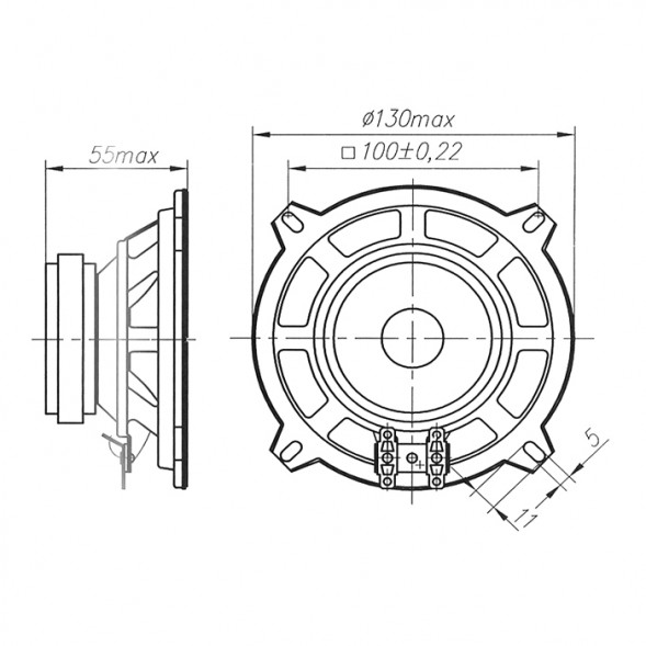 Р130Ш 15-07 4 Ом Динамик