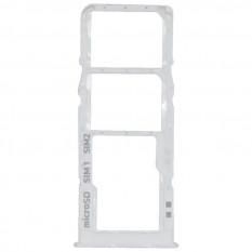 Контейнер SIM для Samsung  A025F Galaxy A02s (Белый)