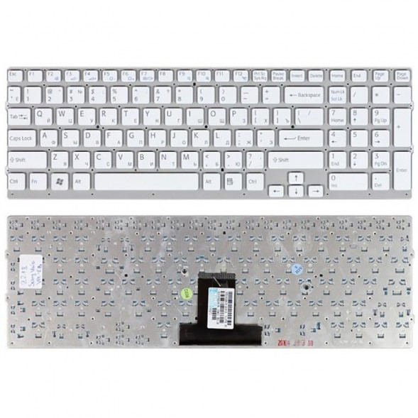 Клавиатура для ноутбука Sony Vaio VPC-EB (белая)