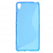Нескользящий чехол для Sony Xperia XA, XA Dual F3111, F3112 (голубой)