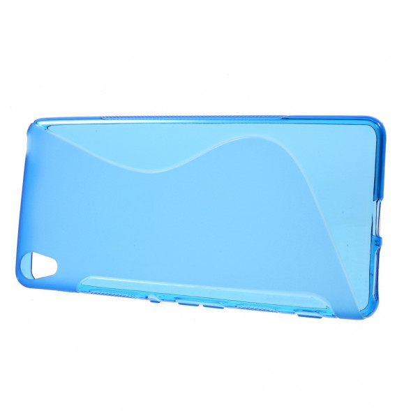 Нескользящий чехол для Sony Xperia XA, XA Dual F3111, F3112 (голубой)