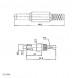SZC-0030b / 5.5х2.5х14 mm разъем питания штырьковый