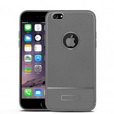 Чехол накладка Litchi для iPhone 6s / 6 (серый)