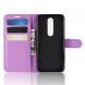 Чехол с визитницей для Nokia 7.1 (фиолетовый)