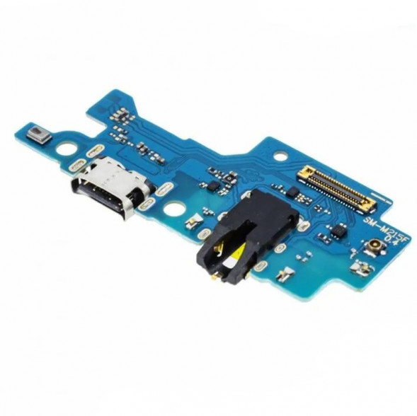 Шлейф для Samsung M215 Galaxy M21, M307 Galaxy M30s, M315 Galaxy M31 плата на разъем зарядки, разъем гарнитуры, микрофон