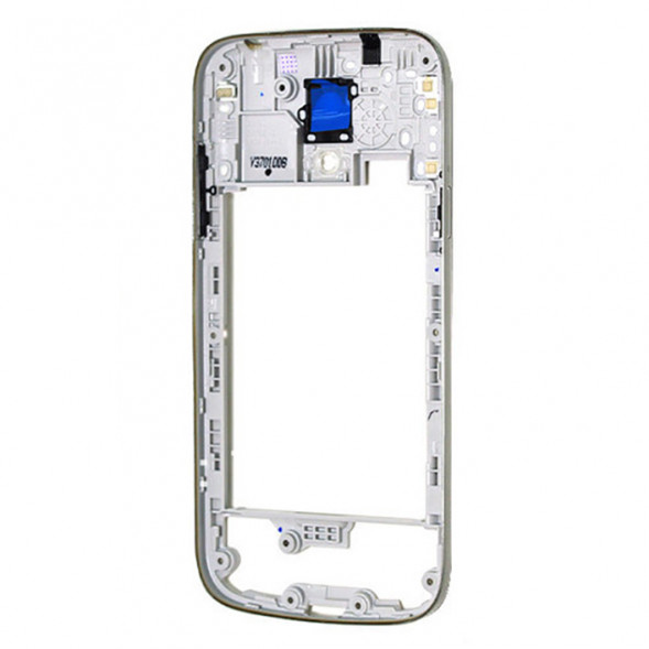 Средняя часть корпуса для Samsung Galaxy S4 mini i9190 (Серебристая)
