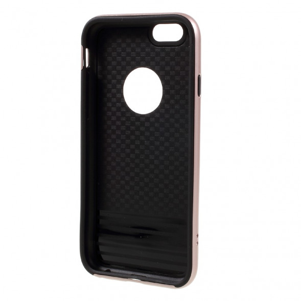 Гибридный чехол с подставкой для iPhone 6 / 6S (розовое золото)