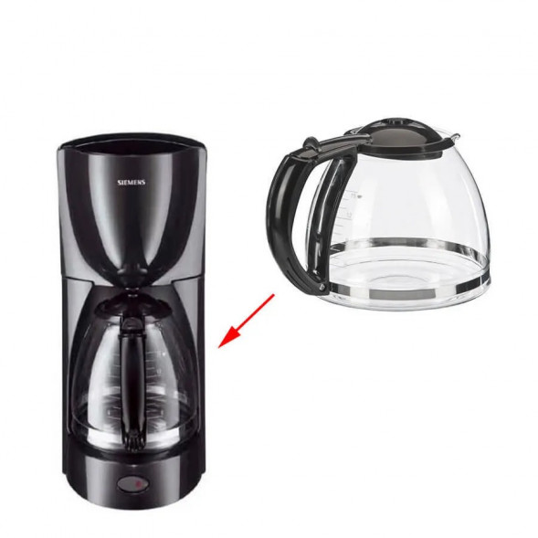 Стеклянная колба для кофеварок Bosch 00646860 для серий TKA14.., TKA28.. (КОЛК004)