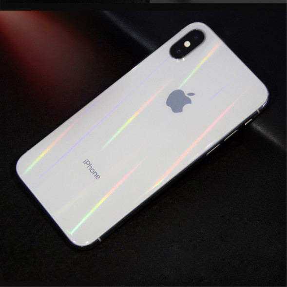 Силиконовая пленка Multi-color для iPhone X на заднюю крышку