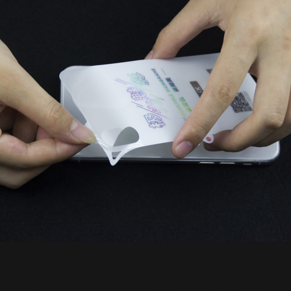 Силиконовая пленка Multi-color для iPhone X на заднюю крышку