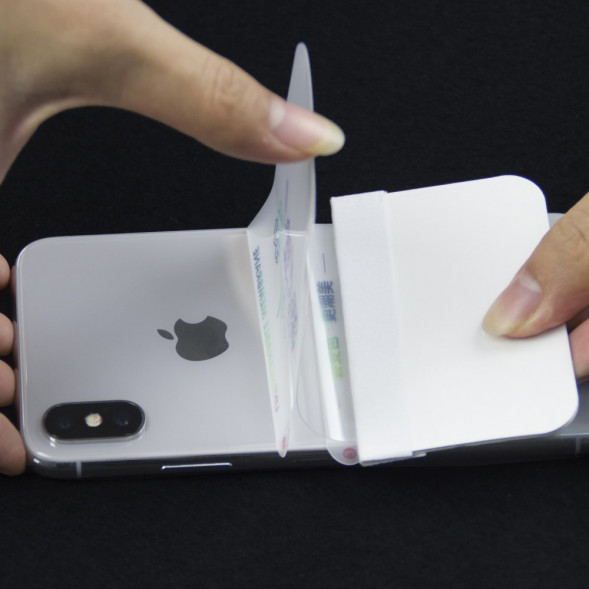 Силиконовая пленка Multi-color для iPhone X на заднюю крышку