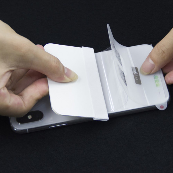 Силиконовая пленка Multi-color для iPhone X на заднюю крышку