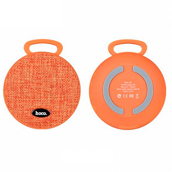 Колонка портативная Hoco BS7 Bluetooth, USB, microSD (оранжевый)