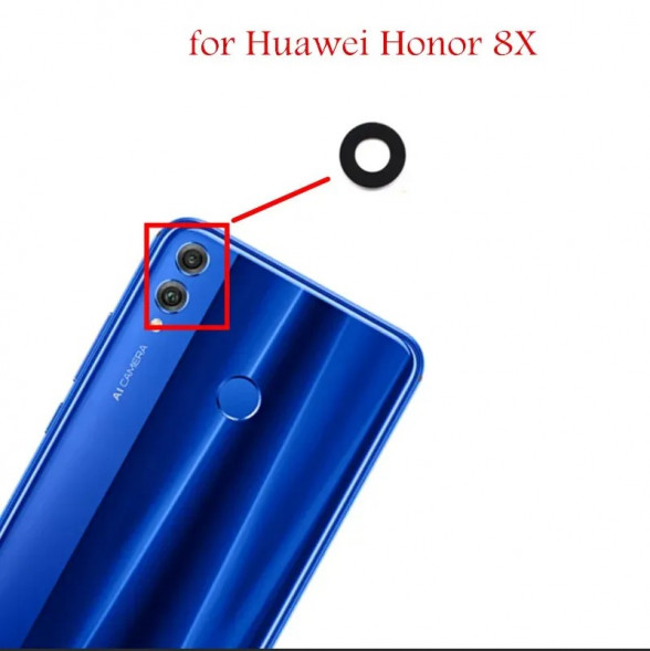 Стекло камеры для Huawei Honor 8X (комплект 2 шт.)