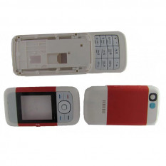Корпус Nokia 5200 с клавиатурой (красный)