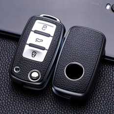 Чехол для ключа Volkswagen Polo, Tiguan, Passat, Golf, Jetta, Lavida, Skoda Octavia (Серебристый)