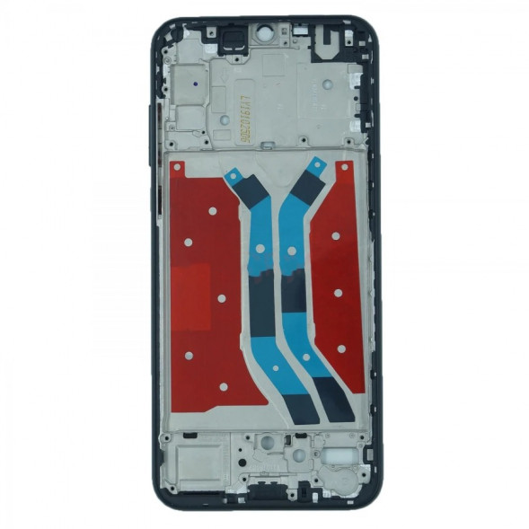 Рамка дисплея для Huawei Honor 30i (LRA-LX1) (Черная) средняя часть корпуса