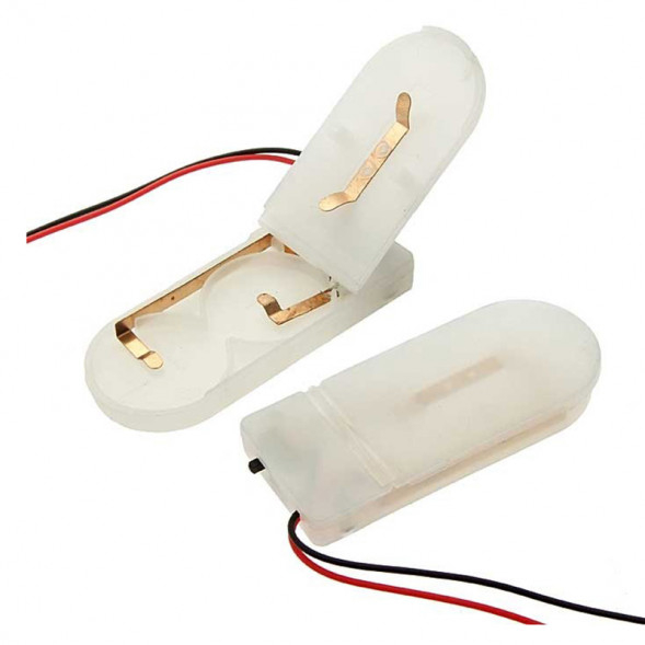 BH CR2032 IP44 white Батарейный отсек на на проводе 2xCR2032 (белый)